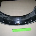Колодка гальм. ГАЗ 3309 задн. з накл. (вир-во ГАЗ)