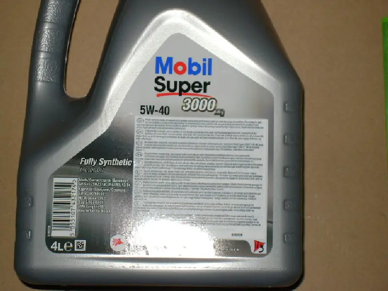 Олива моторна MOBIL SUPER 3000 5W40 API SL / CF (Каністра 4л)