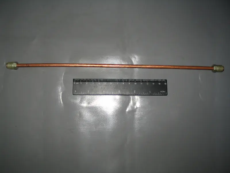 Трубки гальм. 2410 (мідь) (задн.розводка ліва) L = 325, М10х1, 25