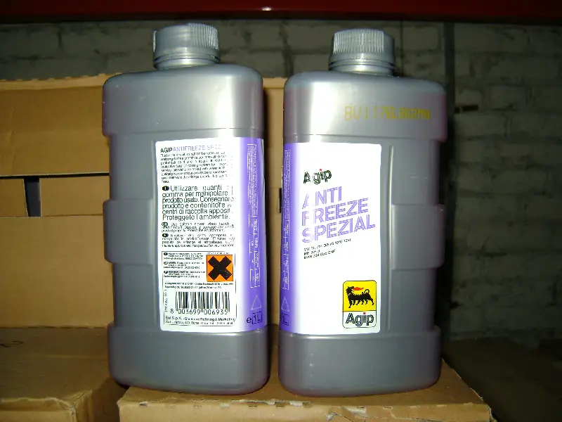 Антифриз AGIP ANTIFREEZE SPEZIAL конц. G-12 + черв. (Каністра 1л)