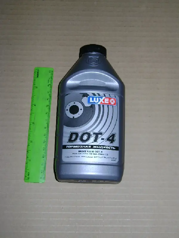 Рідина гальм. DOT-4 LUXЕ 438г сереб.кан